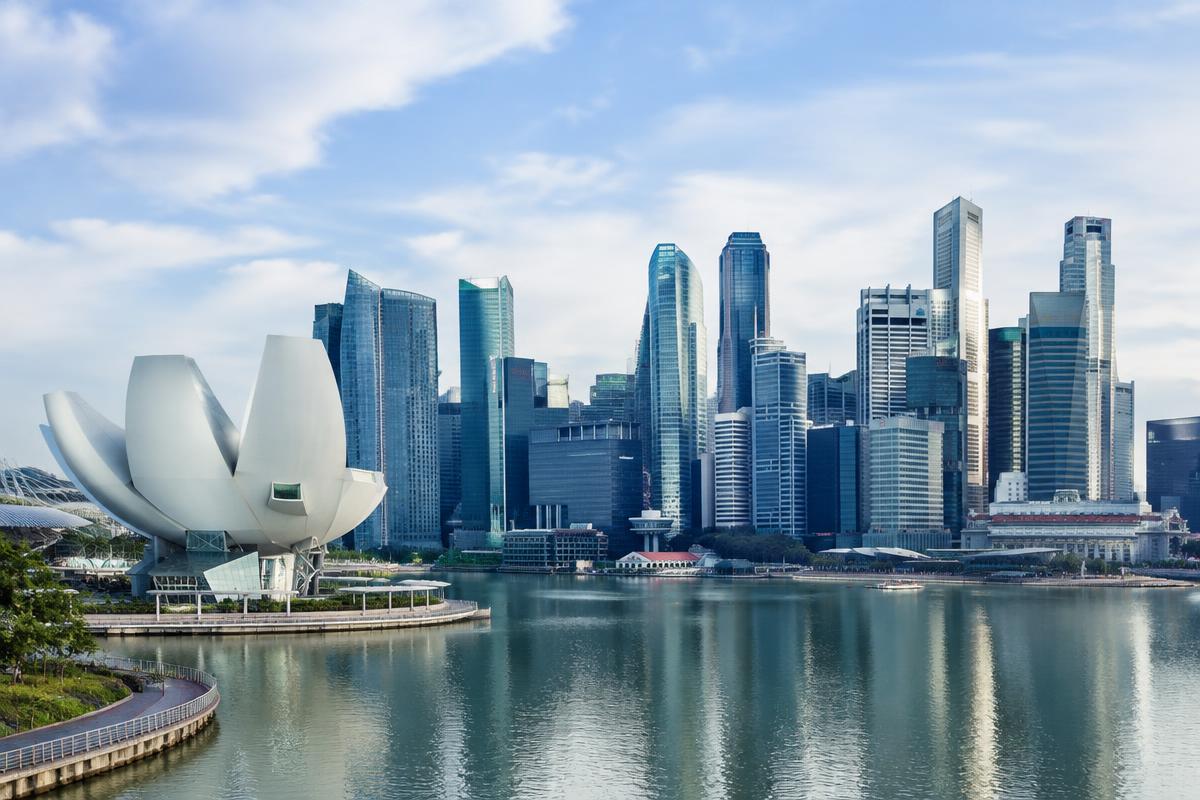 Singapore financial district